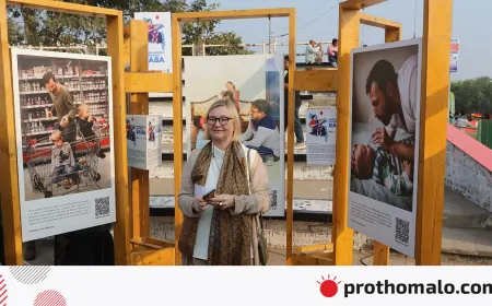 রাজশাহীতে ‘বাংলাদেশি ও সুইডিস বাবা ফটোগ্রাফি’ প্রদর্শনী শুরু