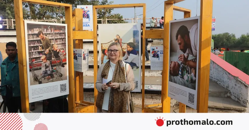 রাজশাহীতে ‘বাংলাদেশি ও সুইডিস বাবা ফটোগ্রাফি’ প্রদর্শনী শুরু